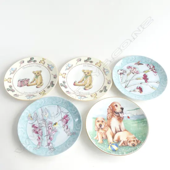 Five various Royal Worcester collector's plates